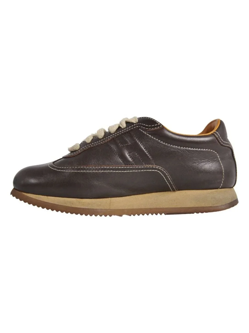 Hermes Sneakers Quick Low Cut Logo Leather